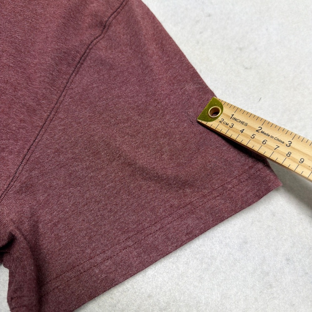Dickies Pocket T-Shirt Mens XL Burgundy Heather Short Sleeve Boxy Fit Workwear - Picture 5 of 9